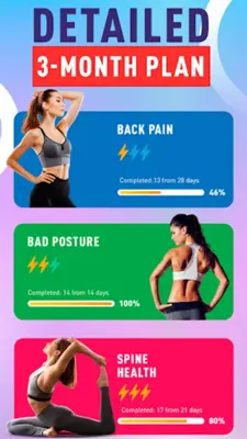 Straight Posture－Back exercise android App screenshot 4